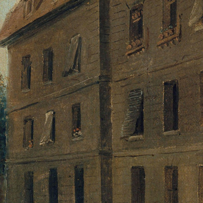 Ricreazione Dei Detenuti A Saint-Lazare Il Balloon Party Hubert Robert hrb87 quadro stampato su tela