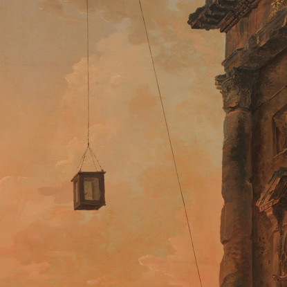 Il Ritorno Del Bestiame Hubert Robert hrb111 quadro stampato su tela