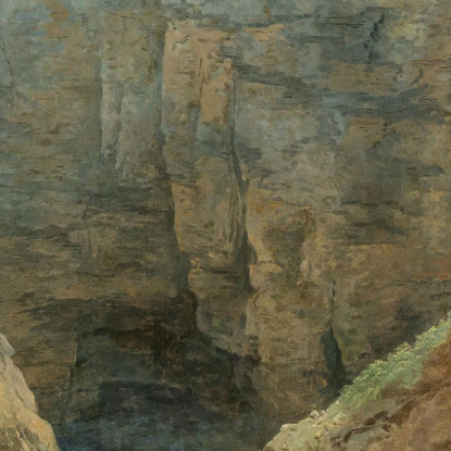 Le Sorgenti Di Fontaine De Vaucluse Hubert Robert hrb114 quadro stampato su tela