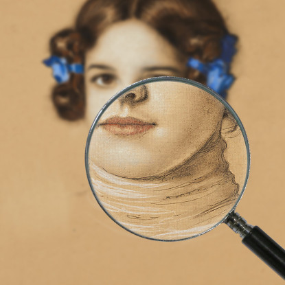 Mary Stuck La Figlia Dell'Artista Franz von Stuck fvs51 quadro stampato su tela