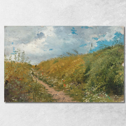 Strada Attraverso Una Valle Ilya Efimovich Repin ier19 quadro stampato su tela