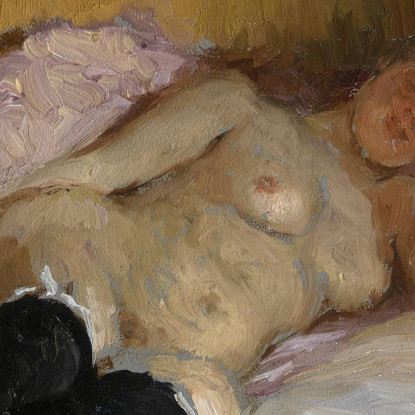 La Moglie Dell'Artista Natalia Nordman Dorme Ilya Efimovich Repin ier24 quadro stampato su tela