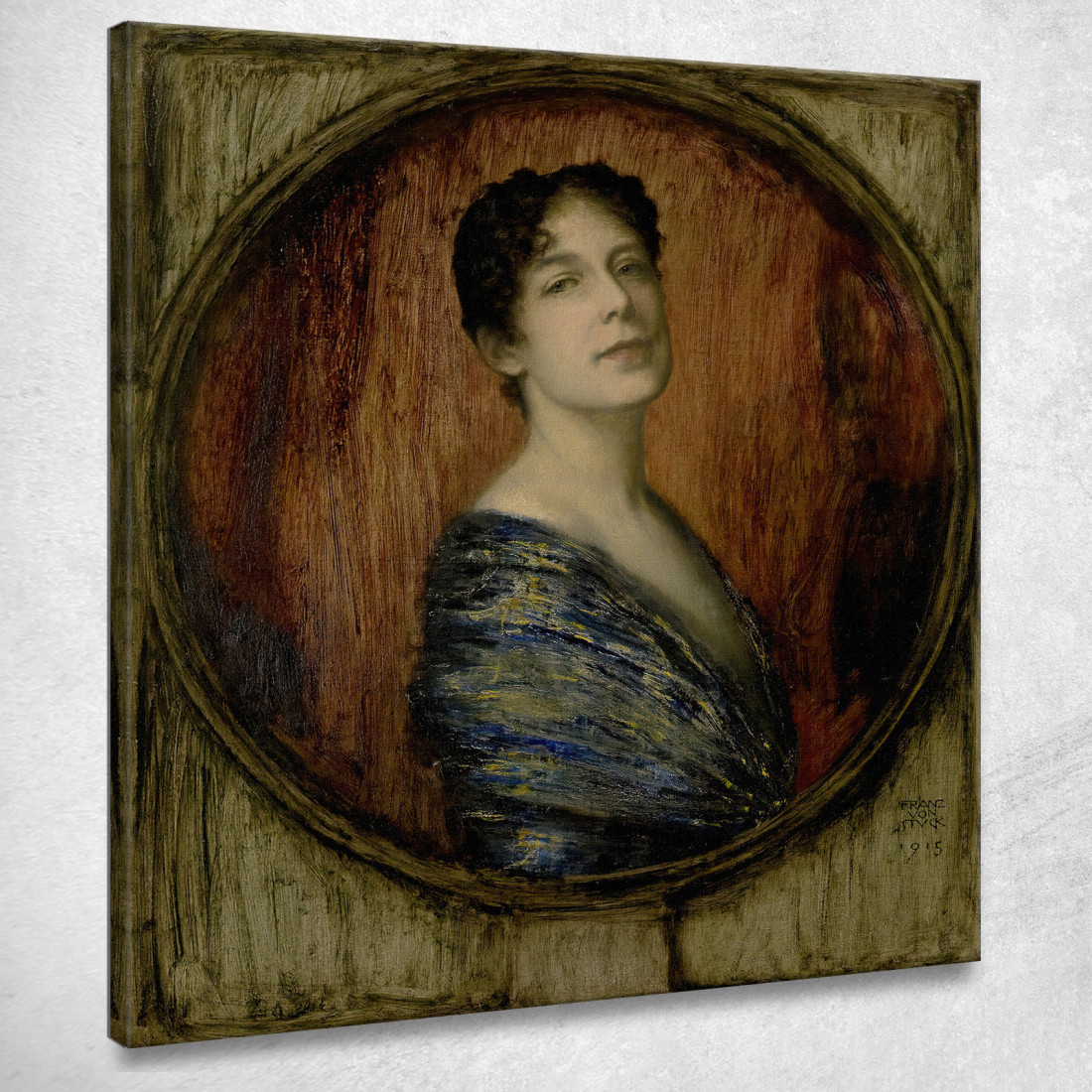 Mary Von Stuck Franz von Stuck fvs54 quadro stampato su tela Mary Von Stuck Franz von Stuck fvs54 quadro stampato su tela