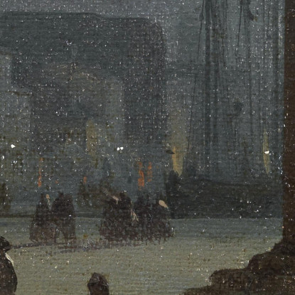 Venezia Molo Di San Marco Ippolito Caffi icf27 quadro stampato su tela