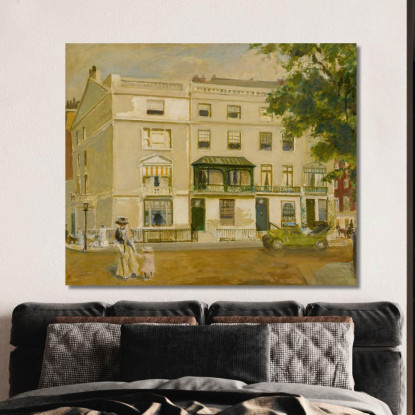 Cadogan Place Belgravia Londra Jacques-Émile Blanche jeb3 quadro stampato su tela