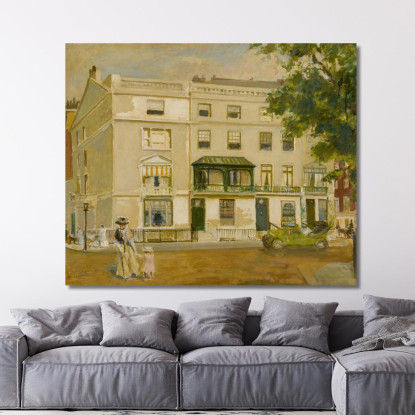 Cadogan Place Belgravia Londra Jacques-Émile Blanche jeb3 quadro stampato su tela