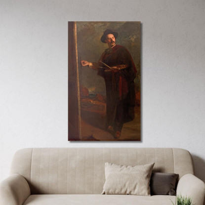 Ritratto Di Ignacio Zuloaga Jacques-Émile Blanche jeb42 quadro stampato su tela