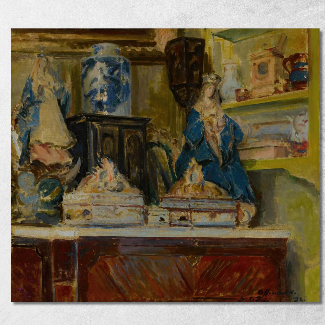 Salone Giallo A Offranville Jacques-Émile Blanche jeb50 quadro stampato su tela