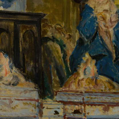 Salone Giallo A Offranville Jacques-Émile Blanche jeb50 quadro stampato su tela