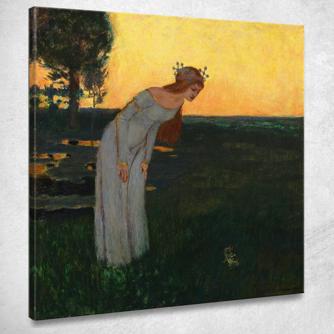 C'Era Una Volta Franz von Stuck fvs64 quadro stampato su tela C'Era Una Volta Franz von Stuck fvs64 quadro stampato su tela