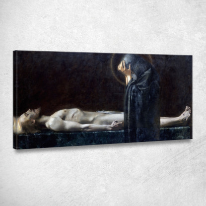 Pietà Franz von Stuck fvs66 quadro stampato su tela