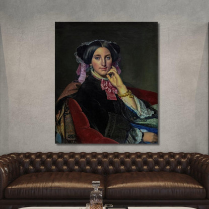 Ritratto Di Madame Gonse Jean Auguste Dominique Ingres jad35 quadro stampato su tela