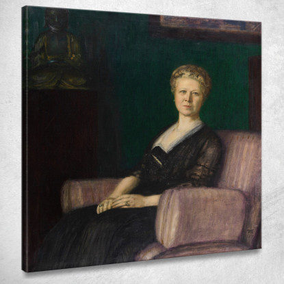 Ritratto Luise Bestehorn Franz von Stuck fvs76 quadro stampato su tela