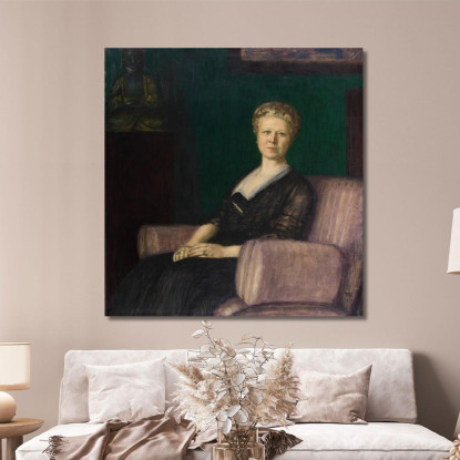 Ritratto Luise Bestehorn Franz von Stuck fvs76 quadro stampato su tela