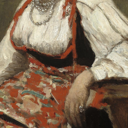 Donna Italiana La Morieri Jean-Baptiste-Camille Corot jbc85 quadro stampato su tela