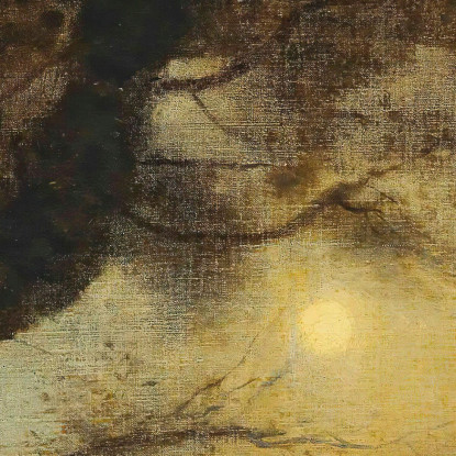 La Barca A Claire De Lune Jean-Baptiste-Camille Corot jbc114 quadro stampato su tela