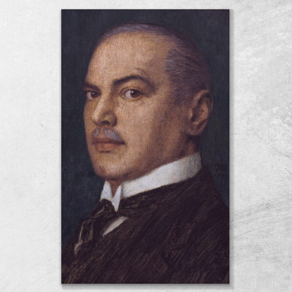 Autoritratto 2 Franz von Stuck fvs85 quadro stampato su tela