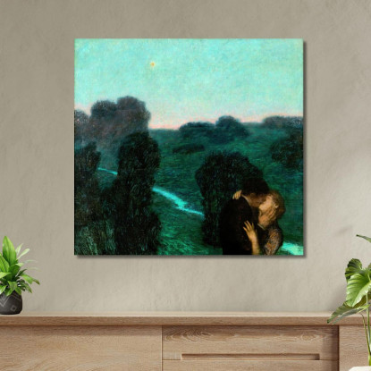 La Stella Della Sera Franz von Stuck fvs91 quadro stampato su tela