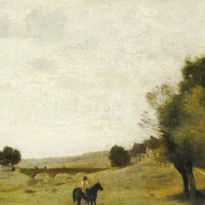 Visualizza Vicino A Epernon Jean-Baptiste-Camille Corot jbc289 quadro stampato su tela