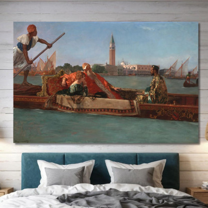 Doge Di Venezia Jean-Joseph-Benjamin Constant jjb5 quadro stampato su tela