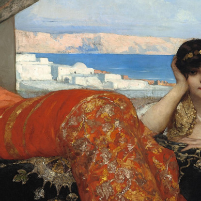 Il Favorito Dell'Emiro Jean-Joseph-Benjamin Constant jjb22 quadro stampato su tela