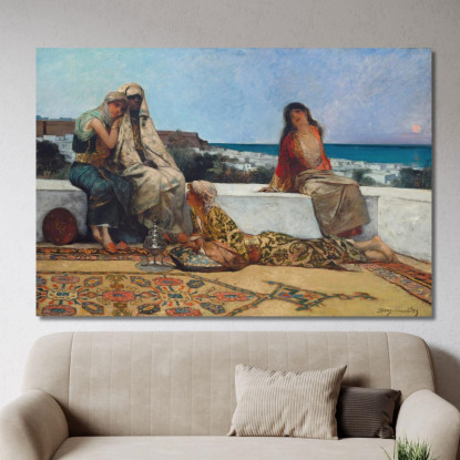 Ore Del Crepuscolo Jean-Joseph-Benjamin Constant jjb27 quadro stampato su tela