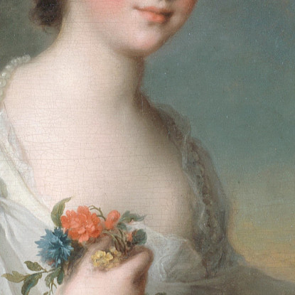 Ritratto Di Una Signora 2 Jean-Marc Nattier jmn16 quadro stampato su tela