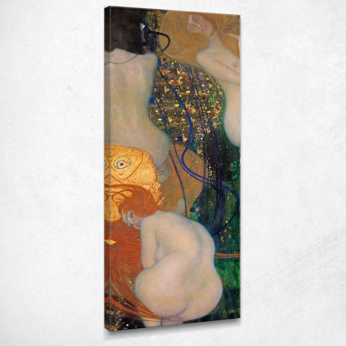 Pesci D'Oro Gustav Klimt kg18 quadro stampato su tela Pesci D'Oro Gustav Klimt kg18 quadro stampato su tela