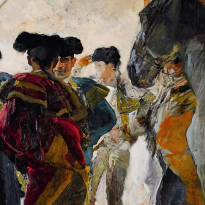 Prima Della Corsa Prima Della Corrida Joaquín Sorolla jsr5 quadro stampato su tela