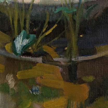 Giardino Della Casa Sorolla Riflessione Nella Fontana Delle Confidencias Joaquín Sorolla jsr45 quadro stampato su tela