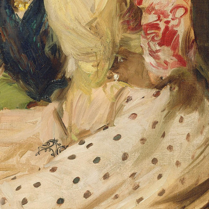 Pepilla La Zingara E Sua Figlia Joaquín Sorolla jsr75 quadro stampato su tela