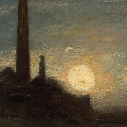 Effetto Luna Johan Barthold Jongkind jbj20 quadro stampato su tela