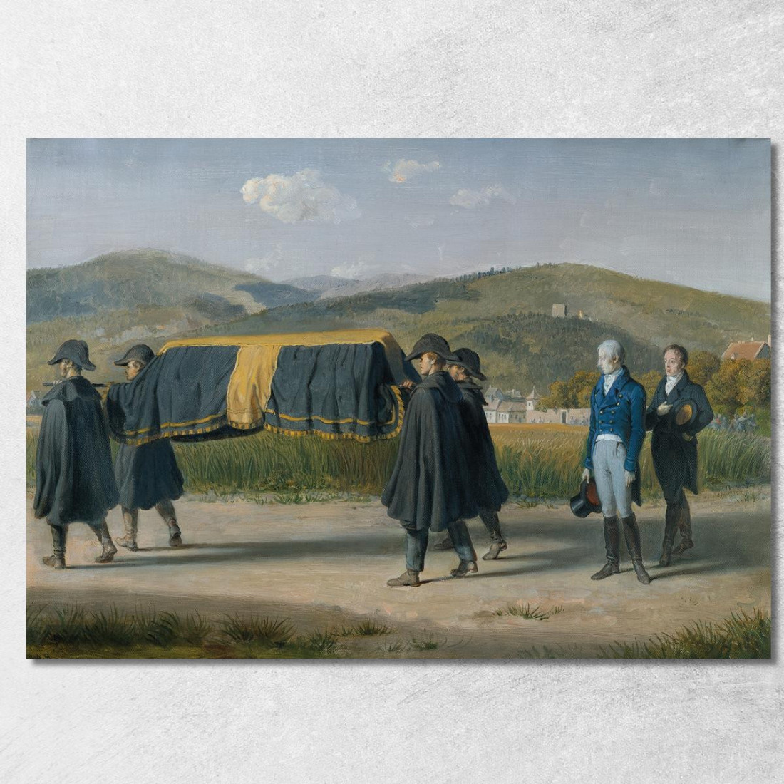 L'Imperatore Francesco I D'Austria Segue La Bara Di Un Povero Johann Peter Krafft jpk33 quadro stampato su tela L'Imperatore Francesco I D'Austria Segue La Bara Di Un Povero Johann Peter Krafft jpk33 quadro stampato su tela