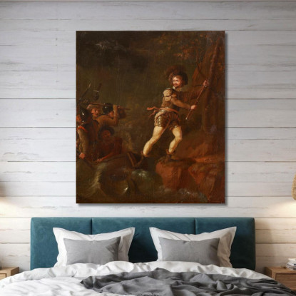 Guglielmo Tell Johann Peter Krafft jpk52 quadro stampato su tela