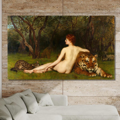 Circe John Collier jcl3 quadro stampato su tela