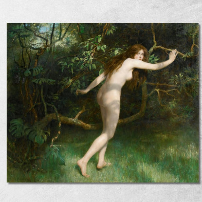 Vigilia John Collier jcl4 quadro stampato su tela