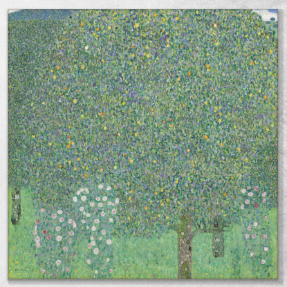 Rose Sotto Gli Alberi Gustav Klimt kg54 quadro stampato su tela