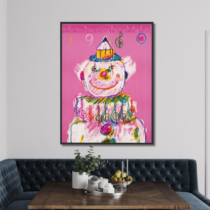 Festival Delle Arti Della Pennsylvania Centrale. Lanny Sommese lsm23 quadro stampato su tela