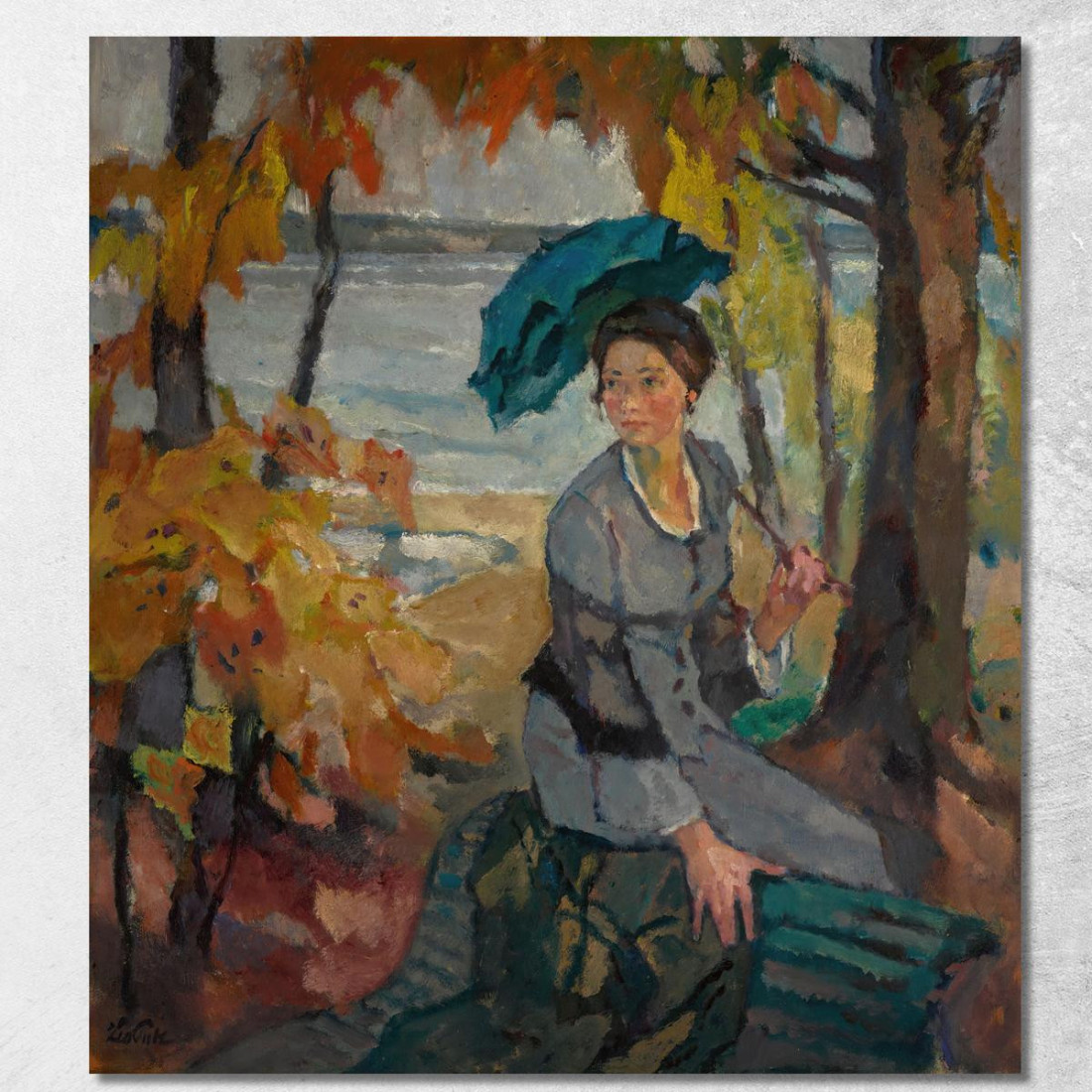 Anticipazione Leo Putz lpz3 quadro stampato su tela