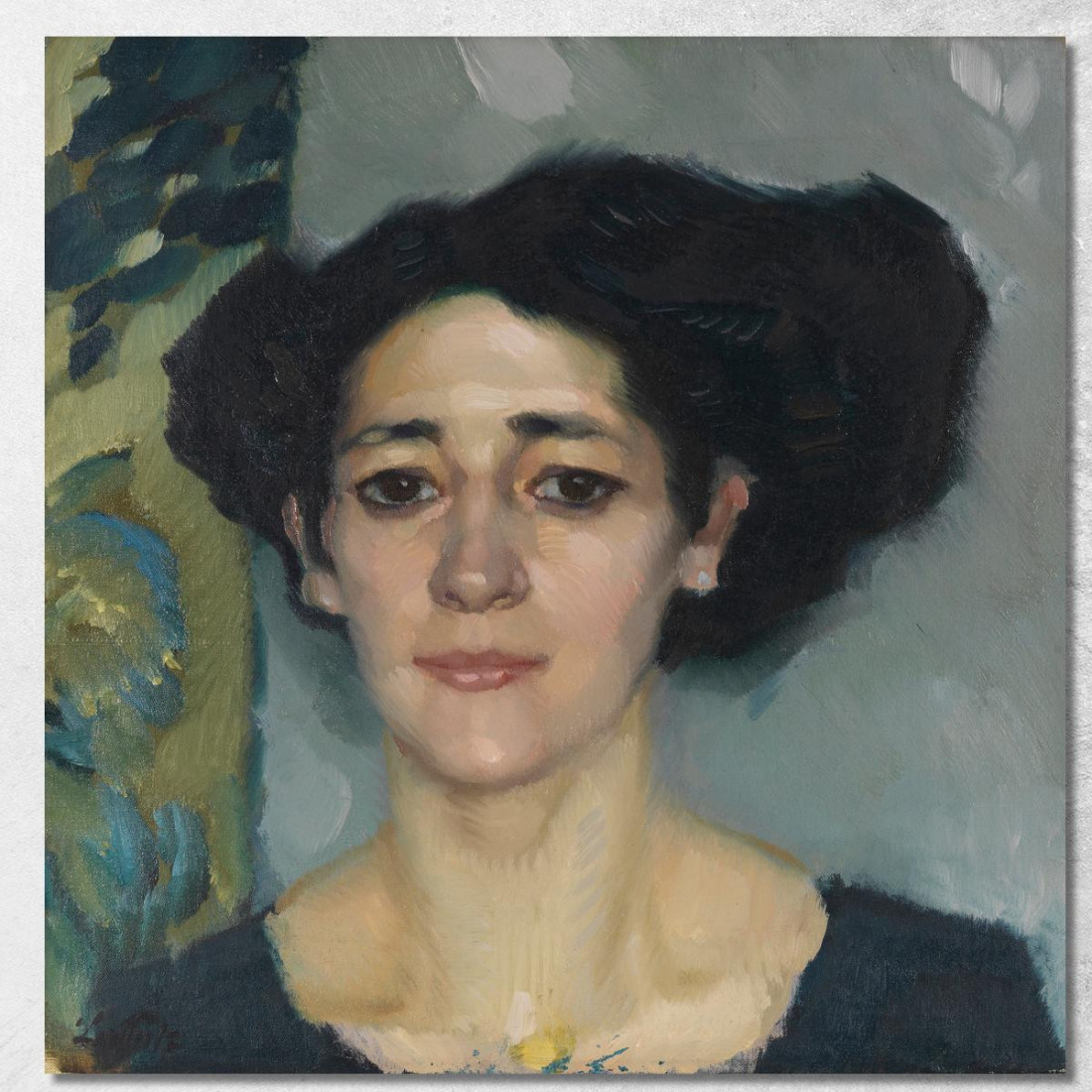 Ritratto Femminile Leo Putz lpz9 quadro stampato su tela