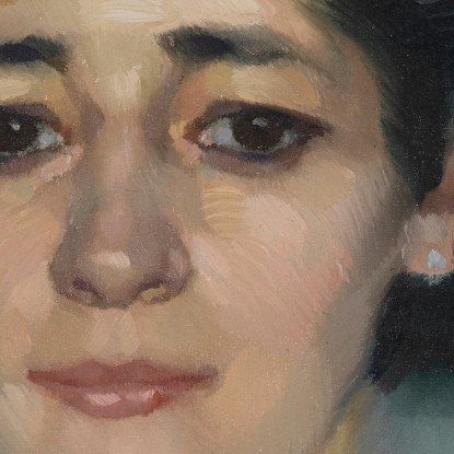 Ritratto Femminile Leo Putz lpz9 quadro stampato su tela