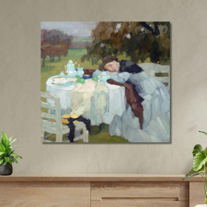 Tardo Autunno Leo Putz lpz32 quadro stampato su tela