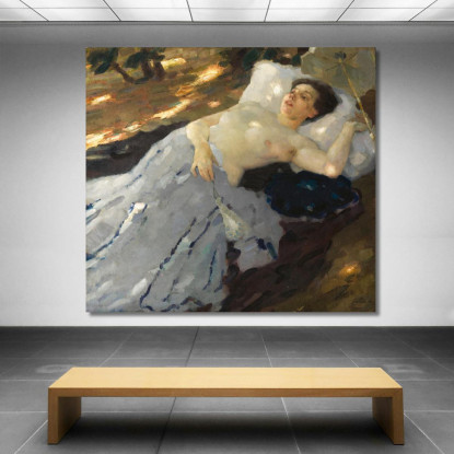 Mezza Estate Leo Putz lpz36 quadro stampato su tela