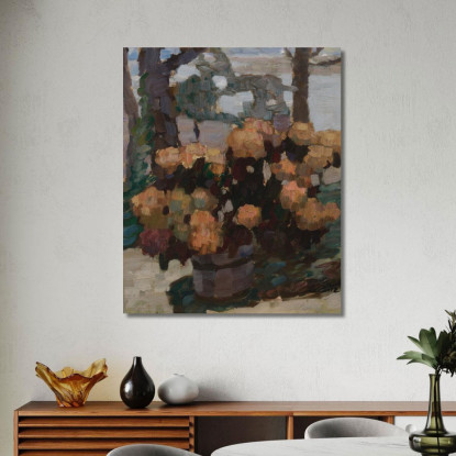 Natura Morta Di Rose Leo Putz lpz45 quadro stampato su tela