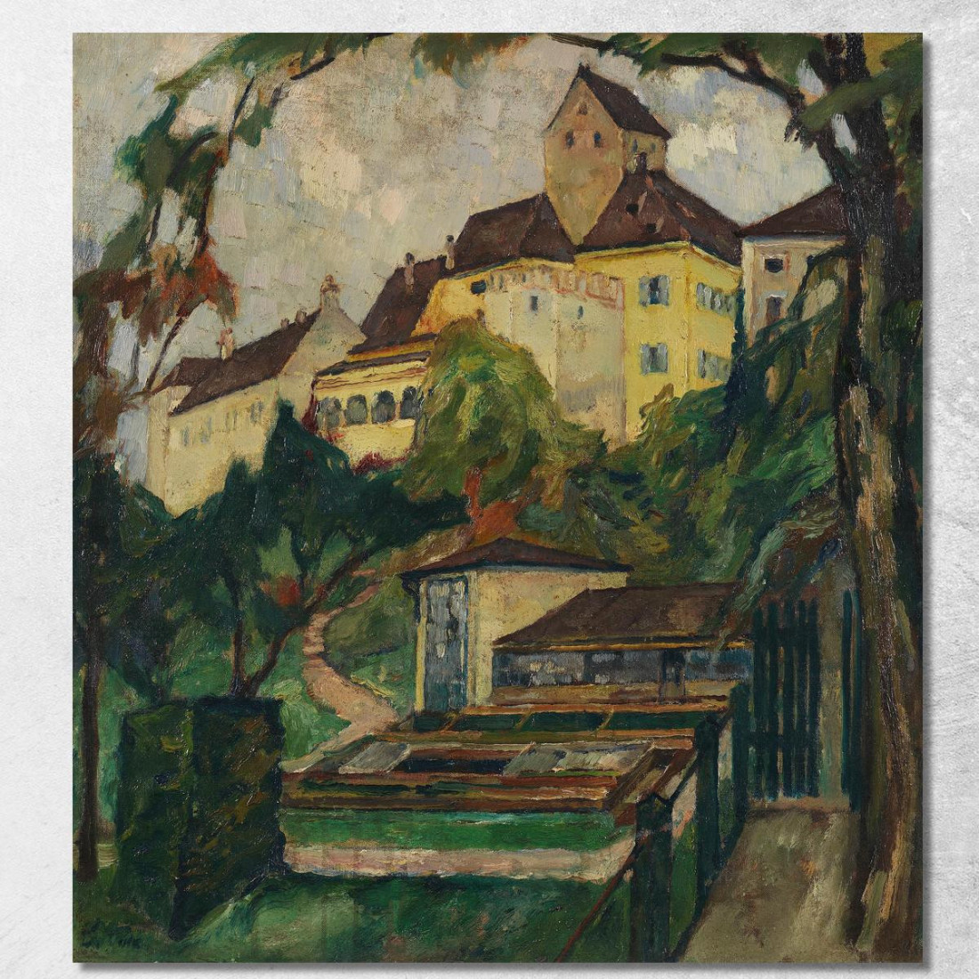 Castello Di Seefeld Iv Leo Putz lpz48 quadro stampato su tela Castello Di Seefeld Iv Leo Putz lpz48 quadro stampato su tela
