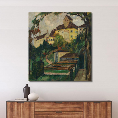 Castello Di Seefeld Iv Leo Putz lpz48 quadro stampato su tela