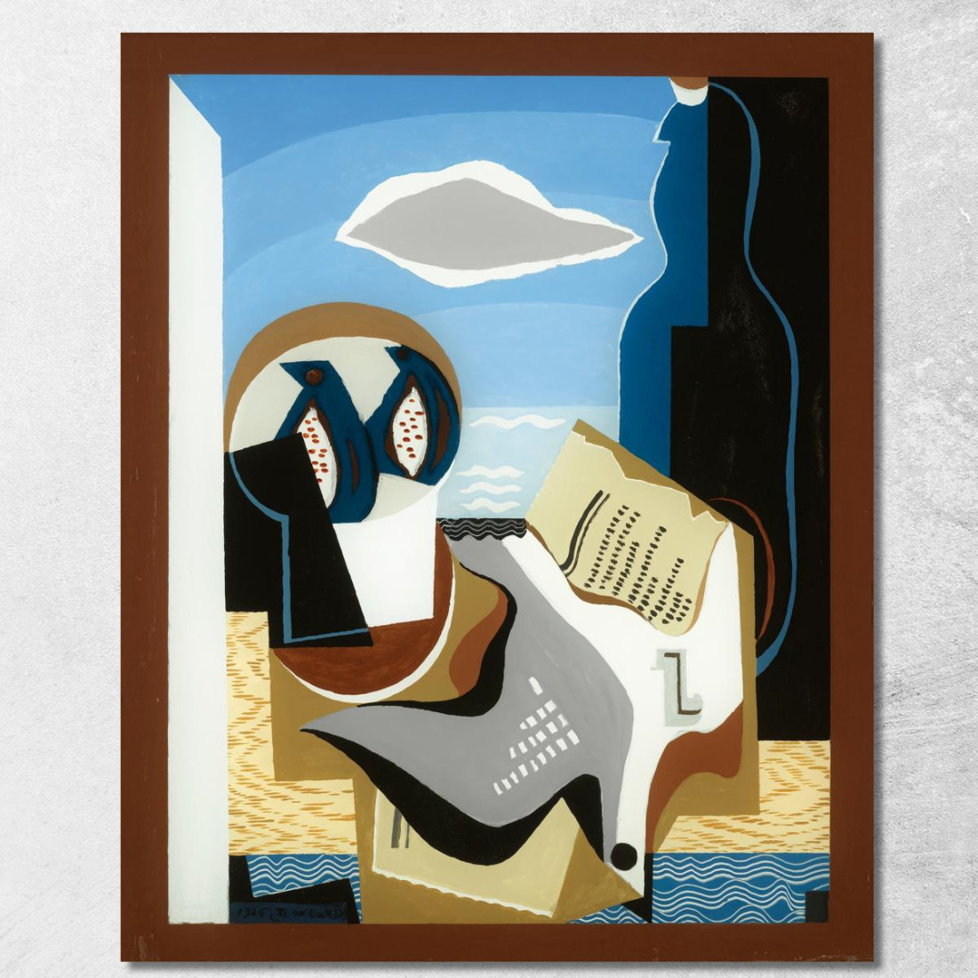 Composizione Di Uccelli Louis Marcoussis lmr3 quadro stampato su tela Composizione Di Uccelli Louis Marcoussis lmr3 quadro stampato su tela
