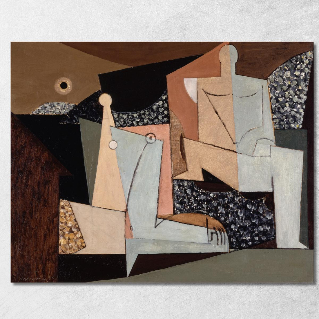 Figure Su Una Spiaggia Louis Marcoussis lmr6 quadro stampato su tela