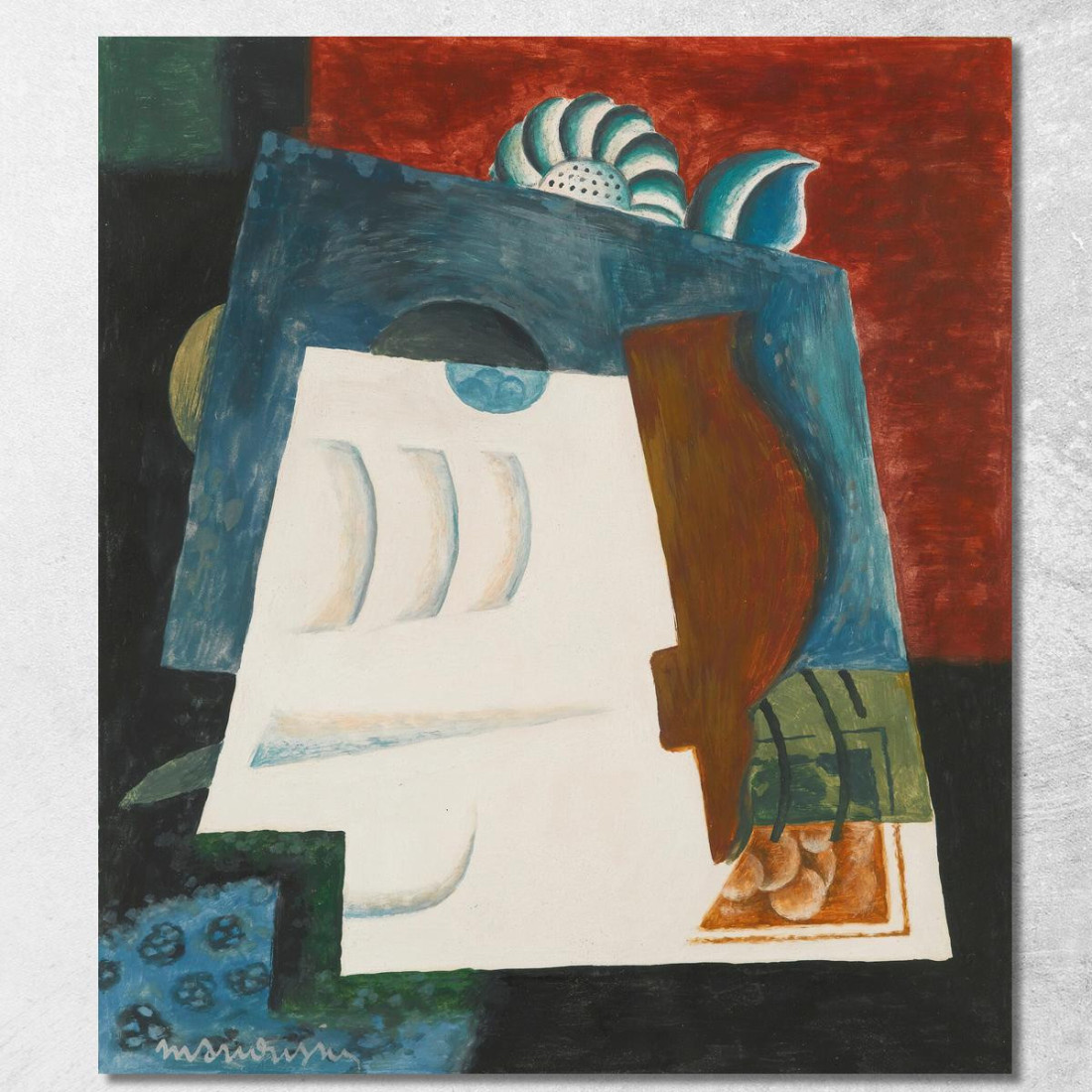 Natura Morta Con La Busta Louis Marcoussis lmr24 quadro stampato su tela Natura Morta Con La Busta Louis Marcoussis lmr24 quadro stampato su tela