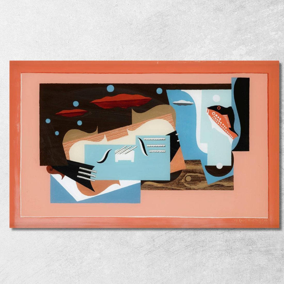 Natura Morta Con L'Orsa Maggiore Louis Marcoussis lmr28 quadro stampato su tela Natura Morta Con L'Orsa Maggiore Louis Marcoussis lmr28 quadro stampato su tela